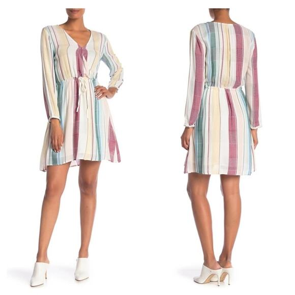 Rails Becca Cusco Surplice Stripe Dress - Picture 1 of 7